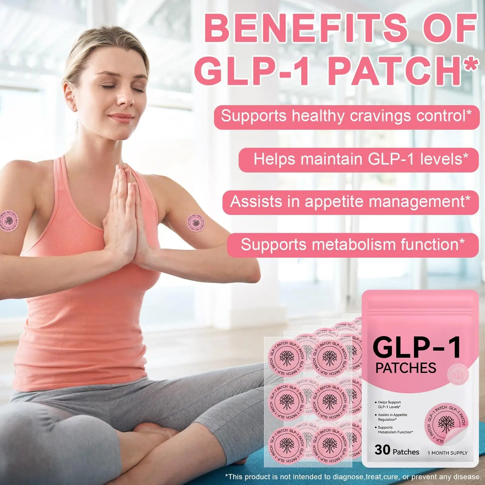 GLP-1 PATCHES – Routine Minceur & Équilibre Métabolique (30 patchs / 1 mois)