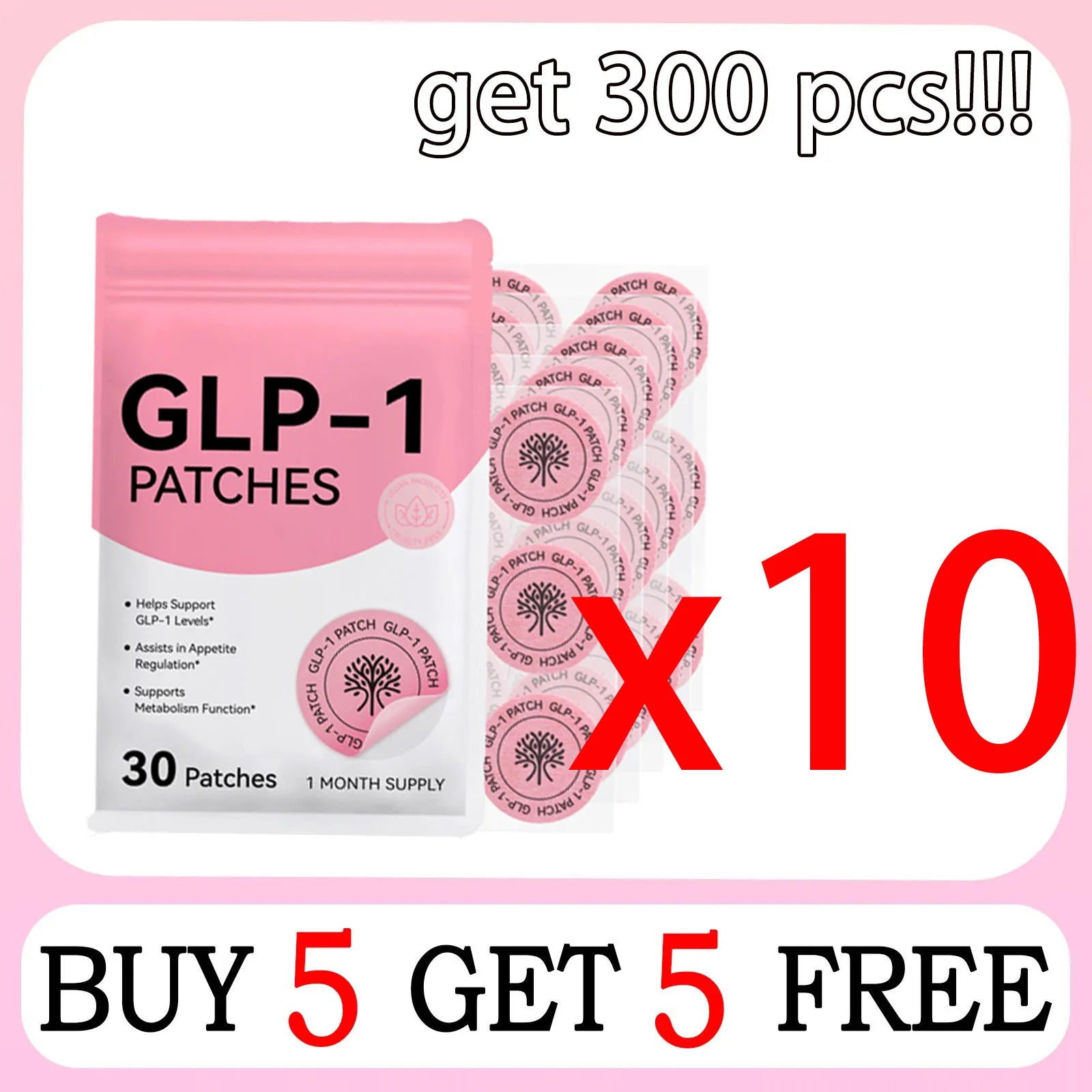 GLP-1 PATCHES – Routine Minceur & Équilibre Métabolique (30 patchs / 1 mois)
