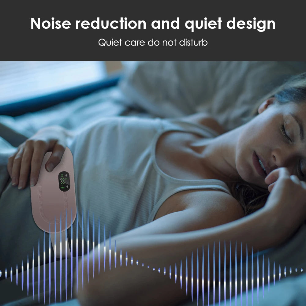 Ceinture Chauffante Menstruelle Rechargeable – Soulagement des Règles, Crampes & Douleurs Abdominales | 5 Niveaux de Température + Massage Vibrant